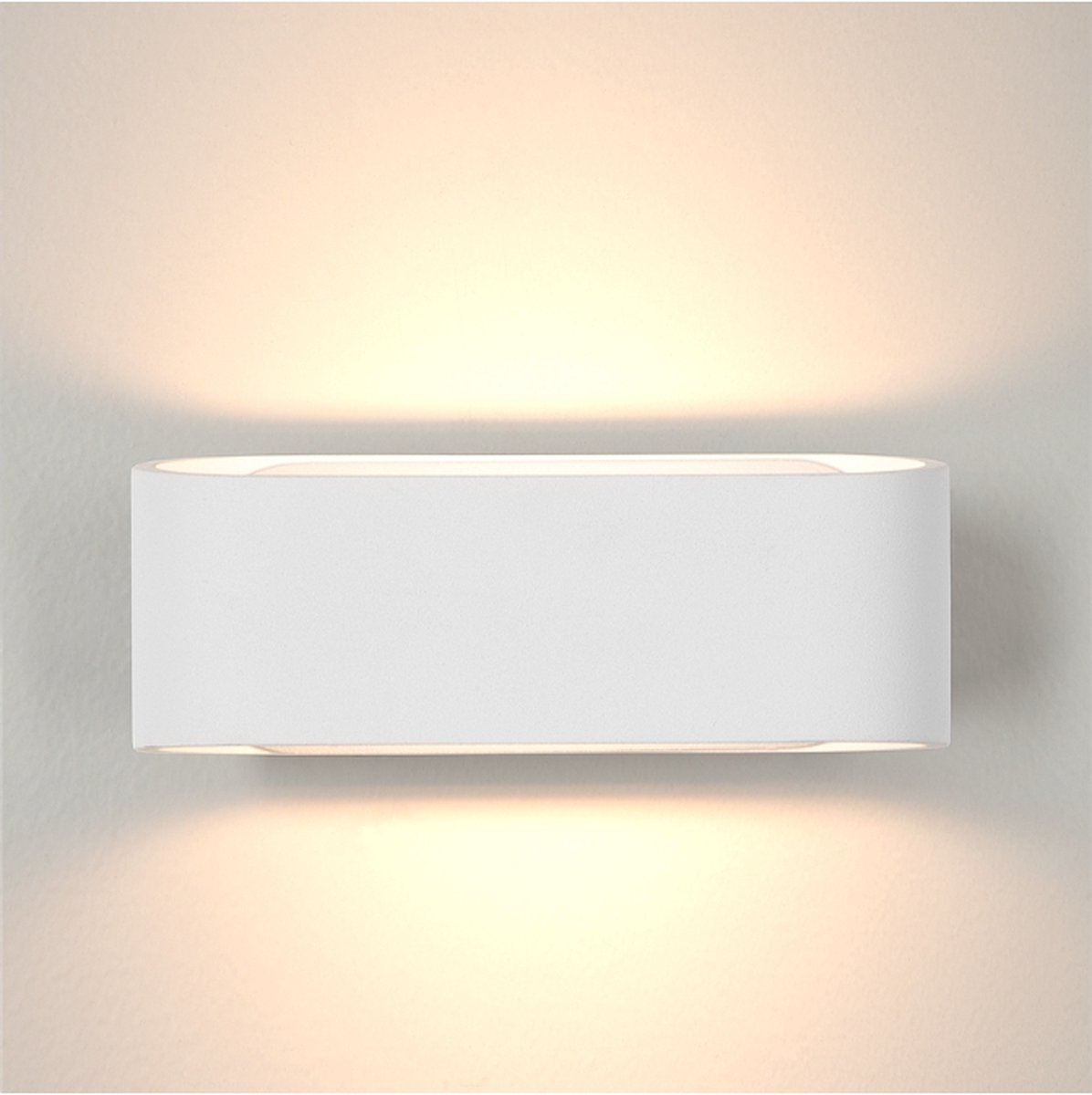 Atmooz - Lily - Wandlamp - Wandspot - Wit - 16 x 7 cm - Hal - Slaapkamer - Eetkamer - Woonkamer