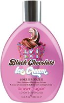 Brown Sugar Double Dark Black Chocolate Ice Cream - zonnebankcreme - 400X bronzers - 400 ml