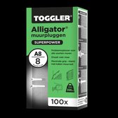 Pluggen A8 - Alligator plug - 100 stuks - Zonder flens - superpower - 0036296131050