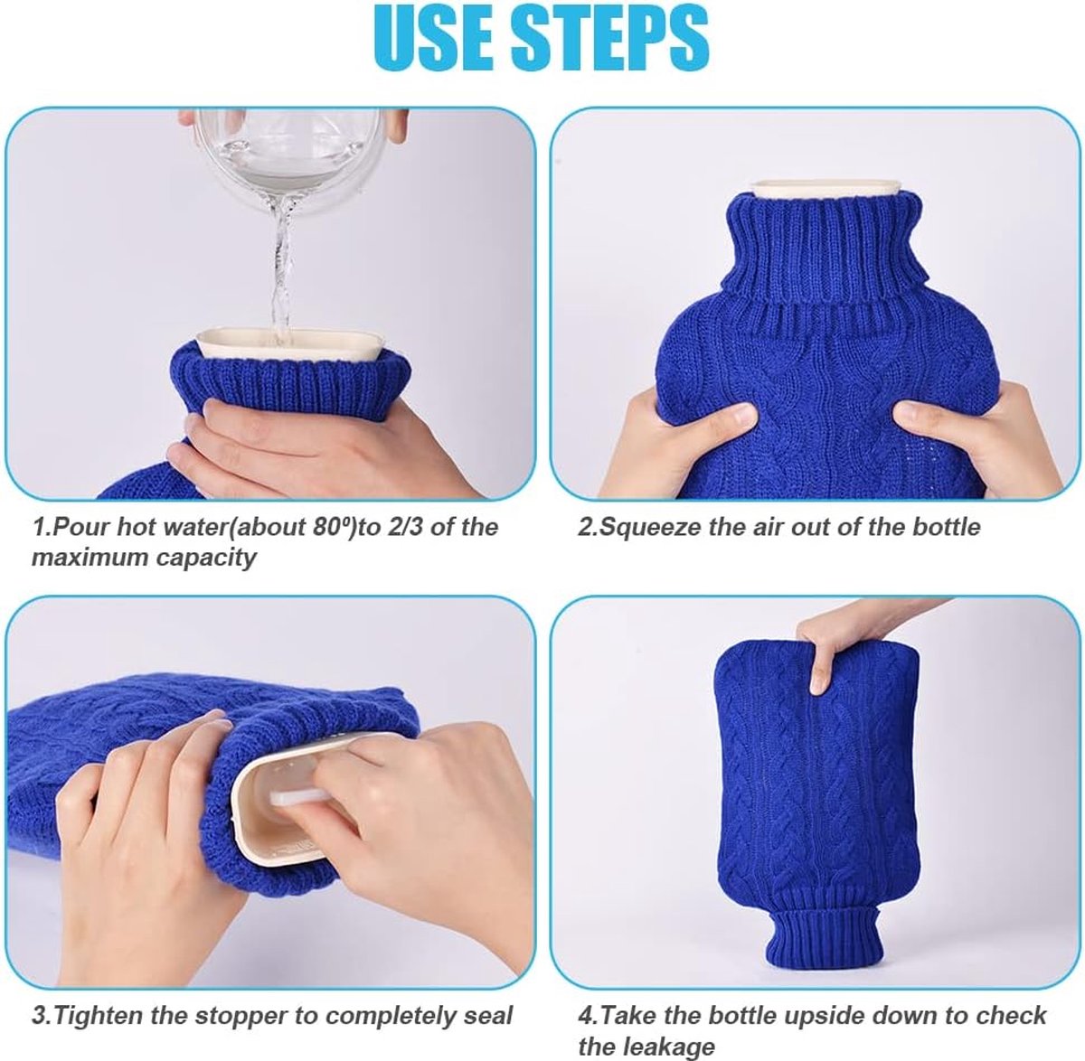 Warm water kruik , 2 Liters