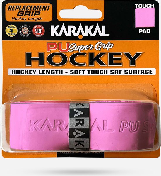 Karakal Pu Super Grip Hockey - Hockey Grip - Basisgrip voor Hockeysticks - Roze - 1 Stuk - Karakal