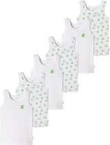 Schiesser Jongens onderhemd 6 pack Feinripp Organic Cotton