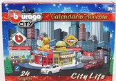 Calendrier de l'Avent Bburago City Life avec trois modèles miniatures 1:43