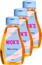 Nick's | Fiber Syrup | 3 Stuks | 3 x 300 gram