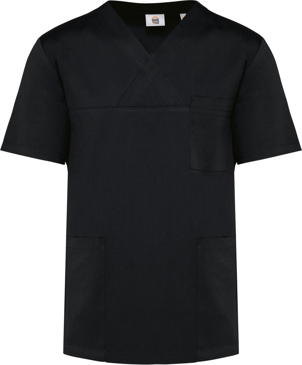 Schort/Tuniek/Werkblouse Unisex S WK. Designed To Work Black 65% Polyester, 35% Katoen