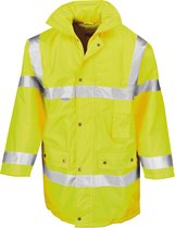 Jas Unisex XL Result Lange mouw Fluorescent Yellow 100% Polyester