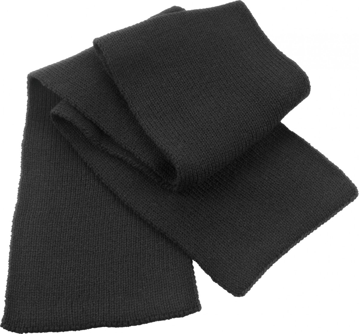 Result Classic Heavy Knit Scarf RT145X - Black - One size