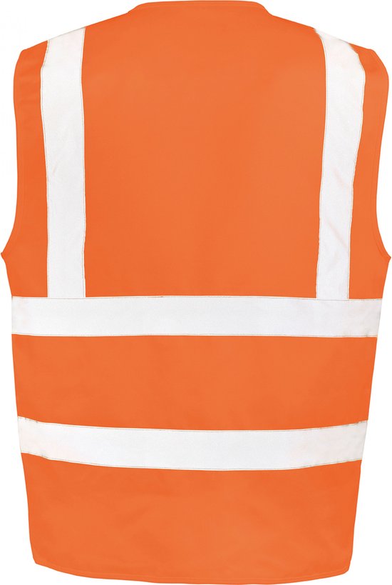 Regatta Heavy Duty Polycotton Security Vest RT477 - Fluorescent Orange - L