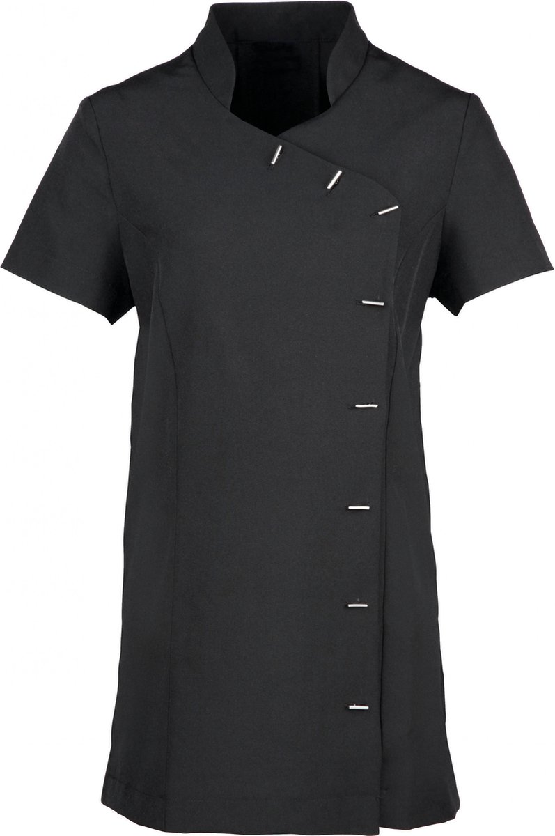 Schort/Tuniek/Werkblouse Dames XL (16 UK) Premier Black 100% Polyester