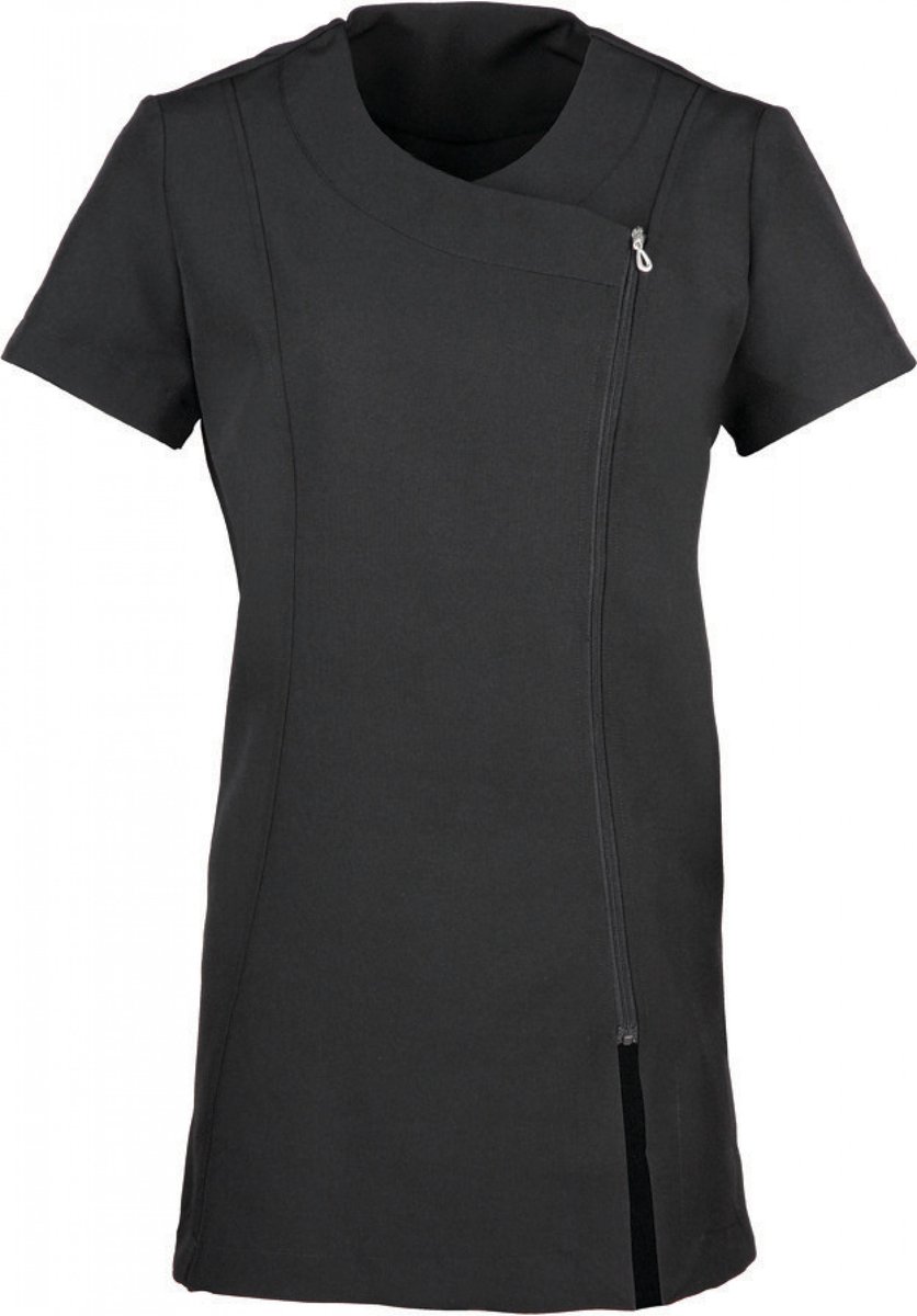 Schort/Tuniek/Werkblouse Dames M (12 UK) Premier Black/black 100% Polyester
