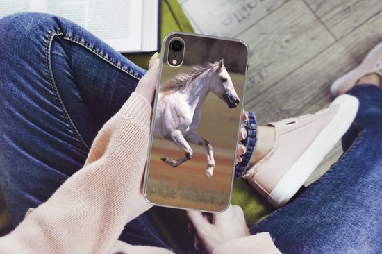Coque iPhone XR - Cheval - Léger - Herbe - Siliconen