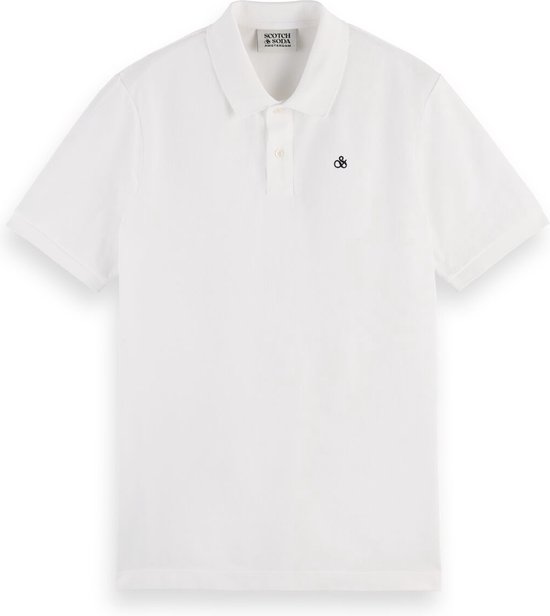 Scotch & Soda Essentials - Cotton pique polo Heren Polo - Maat M