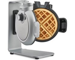 CASO WaffleUp – Verticaal Wafelijzer – 800 Watt – RVS – Perfecte Belgische Wafels Ø 18 cm – Non-stick coating