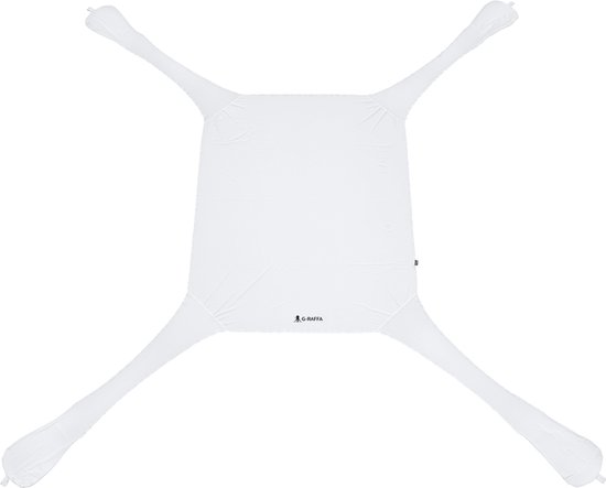 G-RAFFA Sunshade - Strandtent - Schaduwdoek - Opvouwbaar en Lichtgewicht - UPF 50+ - Kleur: Pure White van G-RAFFA — afbeelding 4