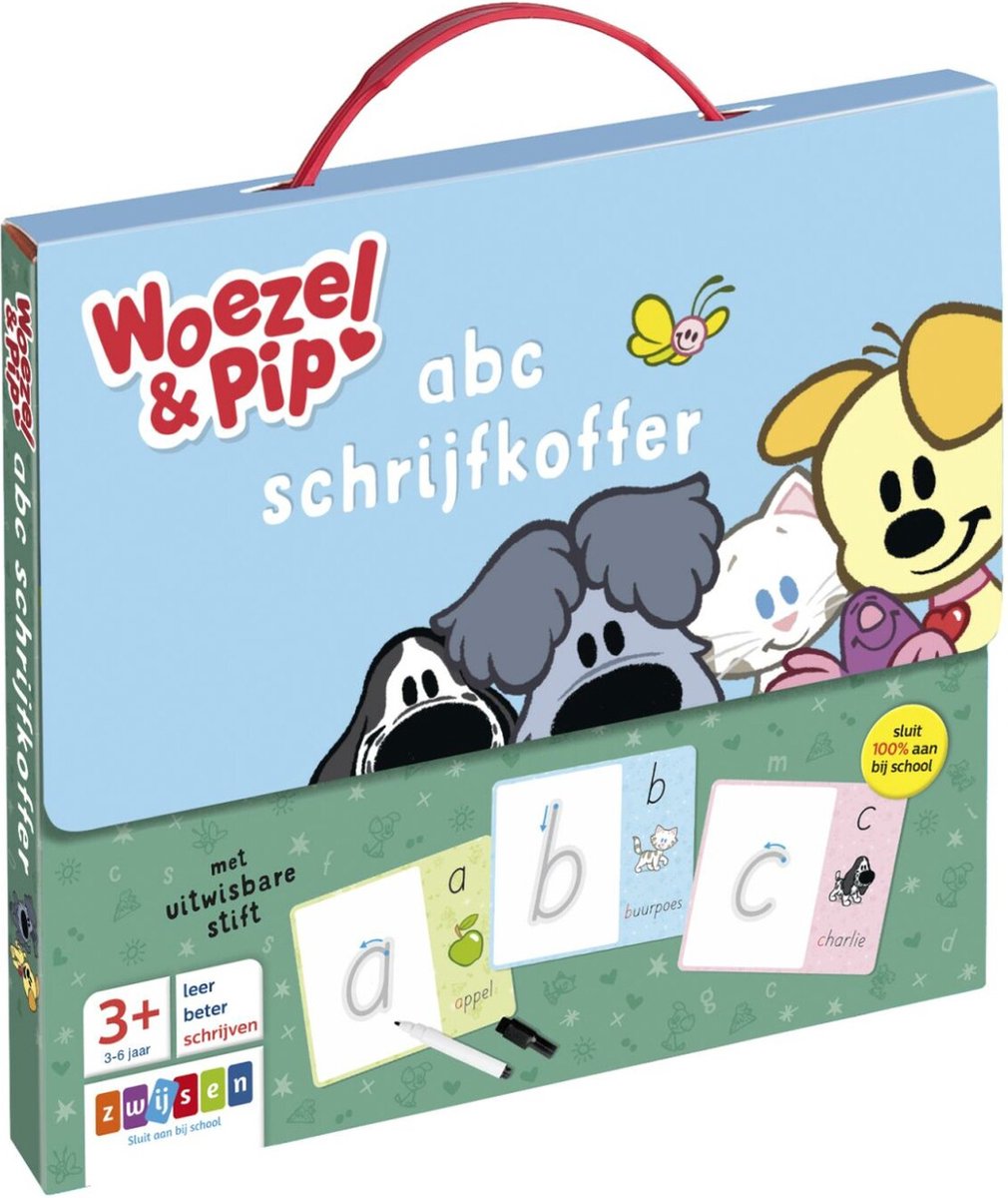 Woezel & Pip - abc schrijfkoffer - Zwijsen