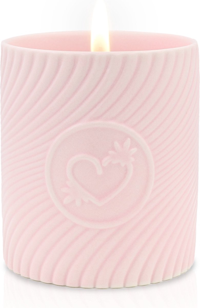 Goedkoopste HighOnLove - Pink Massage Kaars Lychee Martini