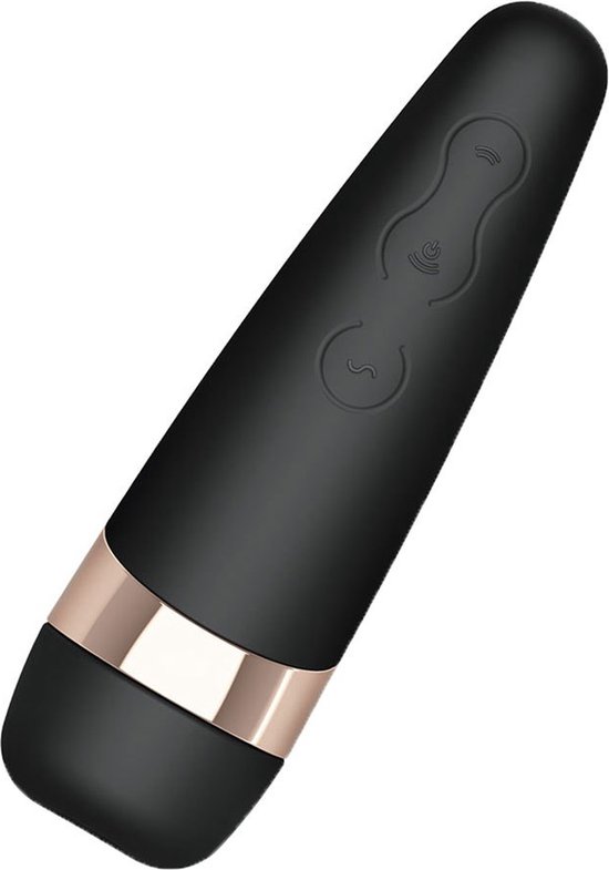 Satisfyer Pro 3 Plus Vibration, drukgolven en vibratie, 2 gescheiden motoren, accutechnologie, waterdicht