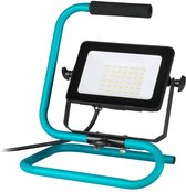 EGLO Avelar werklamp - Bouwlamp LED - 30W - Zwart/Turquoise