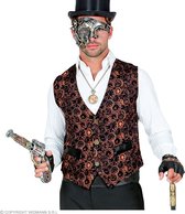 Widmann - Steampunk Kostuum - Wheel Of Time Steampunk Gilet Man - Brons - XXL - Carnavalskleding - Verkleedkleding