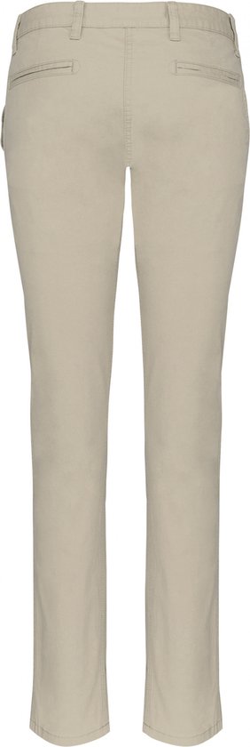 Pantalon Femme 36 NL (38 FR) Kariban Beige 98% Katoen, 2% Élasthanne