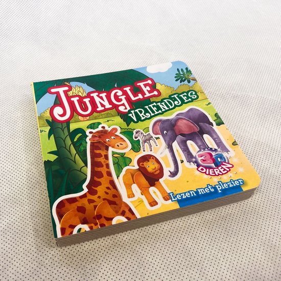 Jungle vriendjes - Lezen met plezier - 3D Dieren