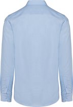 Overhemd Heren 3XL Kariban Lange mouw Oxford Blue 70% Katoen, 30% Polyester