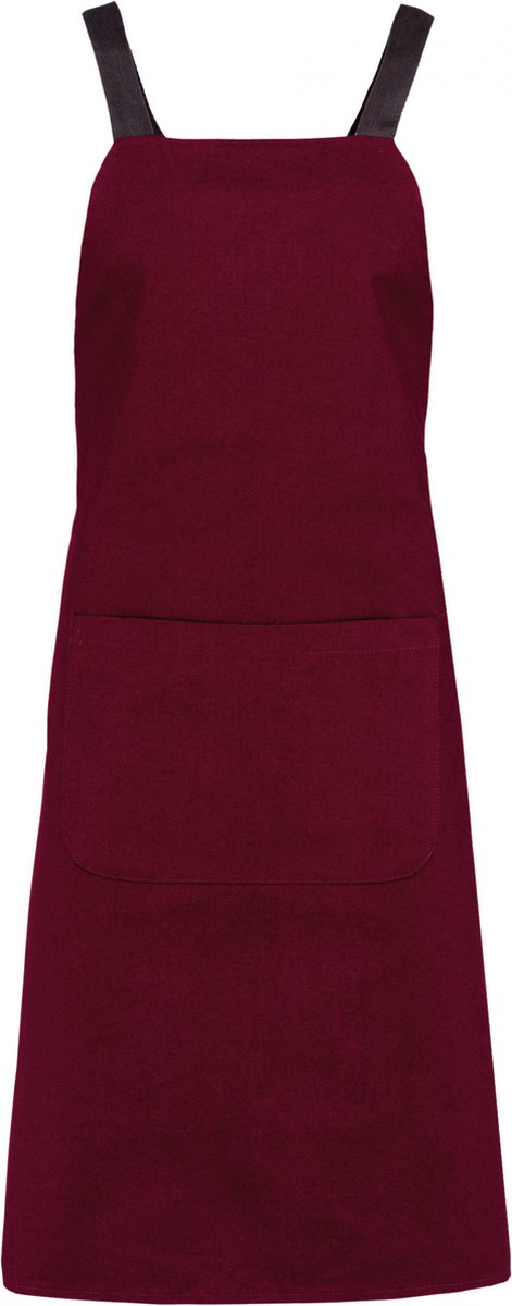 Kariban Schort van biologisch katoen K8002 - Wine - One size