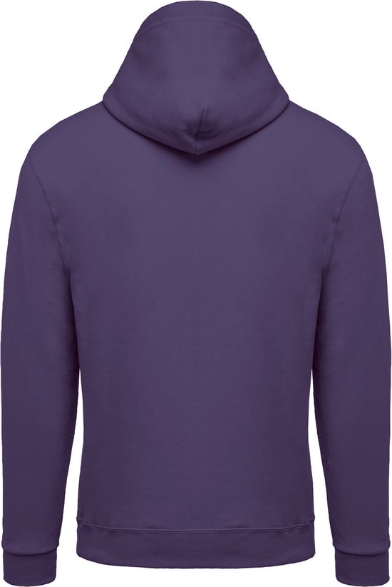Sweatshirt Heren XS Kariban Lange mouw Purple 80% Katoen, 20% Polyester