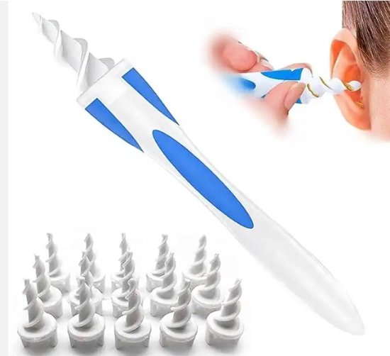 Oorreiniger - Oorsmeer Verwijderaar - 16 Hulpstukken - Zacht Maar Krachtig - Effectieve Reiniging Voor Alle Oren