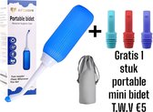 Bidet- Peri Bottle - Handdouche - Bidet Handdouche - Bidet Wc - bidet sproeier - postpartum - mobiele bidet - blauw – type 1 - GRATIS mini portablee bidet T.W.V € 10 - AFZstore®