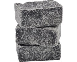 foto van Deco4yourhome® - 3x Amberblokje - Black Musk - Zwart - 3 stuks - Amber - Blokje - Geurblokjes