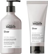 L'Oréal Professionnel SE Silver Shampoo & Conditioner - 500ml+200ml