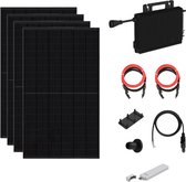 Zonnepanelenset met micro-omvormer | 4x panelen 410 Wp | Full Black
