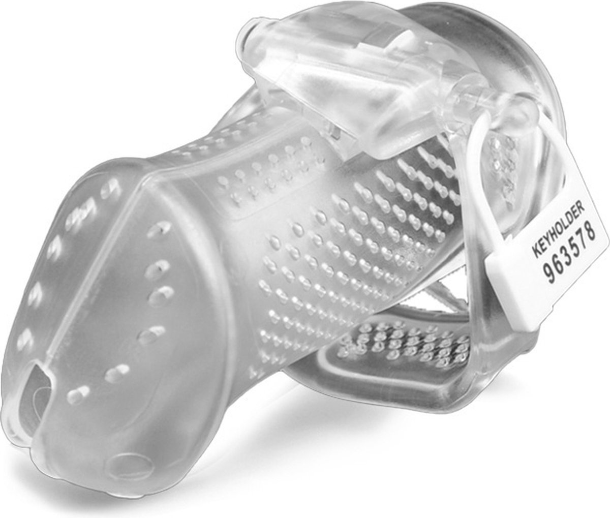 Goedkoopste BRUTUS Airmesh Cage - Chastity Cage Kuisheidskooi - Clear