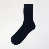 100% biologische wollen sokken voor heren en dames 44/45 Zwart