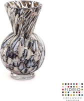 Design vaas CONICAL - Fidrio PETAL - glas, mondgeblazen bloemenvaas - hoogte 15 cm