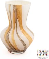 Design Vaas Parma - Fidrio BEACH - glas, mondgeblazen bloemenvaas - hoogte 36 cm