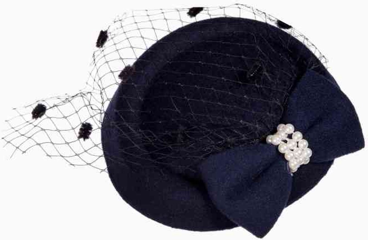 Dancing Days - Judy Fascinator - Blauw