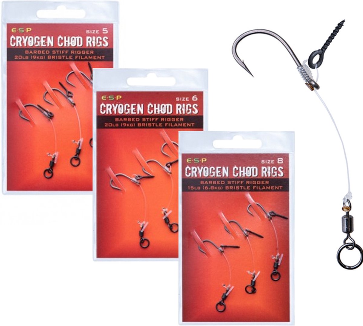 ESP Cryogen Chod Rigs Clear #8