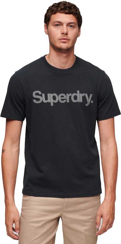 Superdry Core Logo City T-shirt Met Korte Mouwen Zwart Man