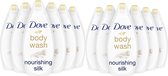 Dove Douchegel - Nourishing Silk - Voordeelverpakking 12 x 500 ml