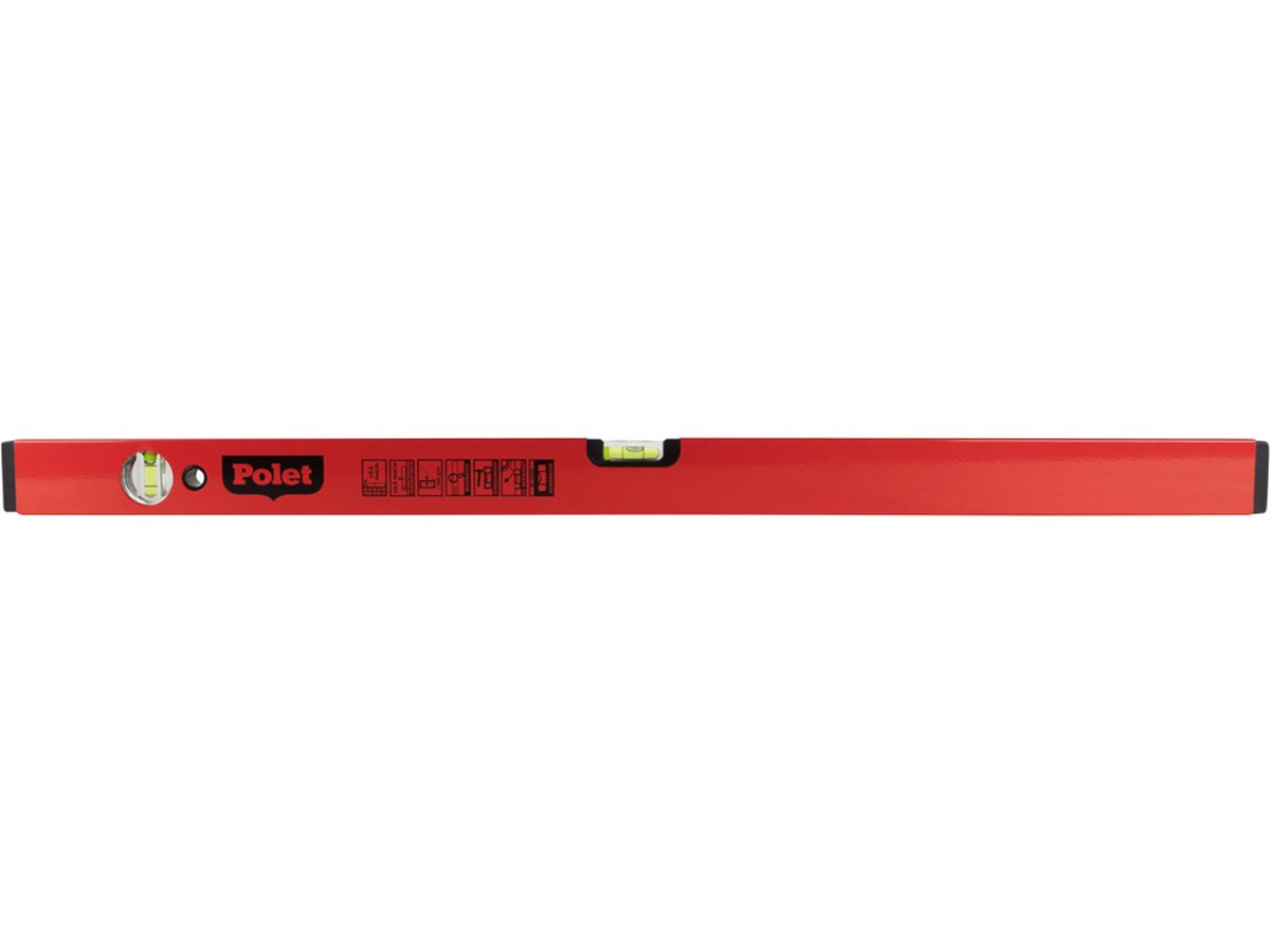 Polet Waterpas Aluminium 2 libellen 80cm