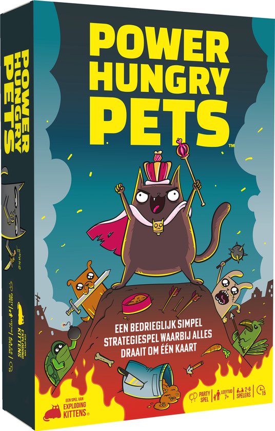 Power Hungry Pets - Nederlandstalig Kaartspel - Partyspel