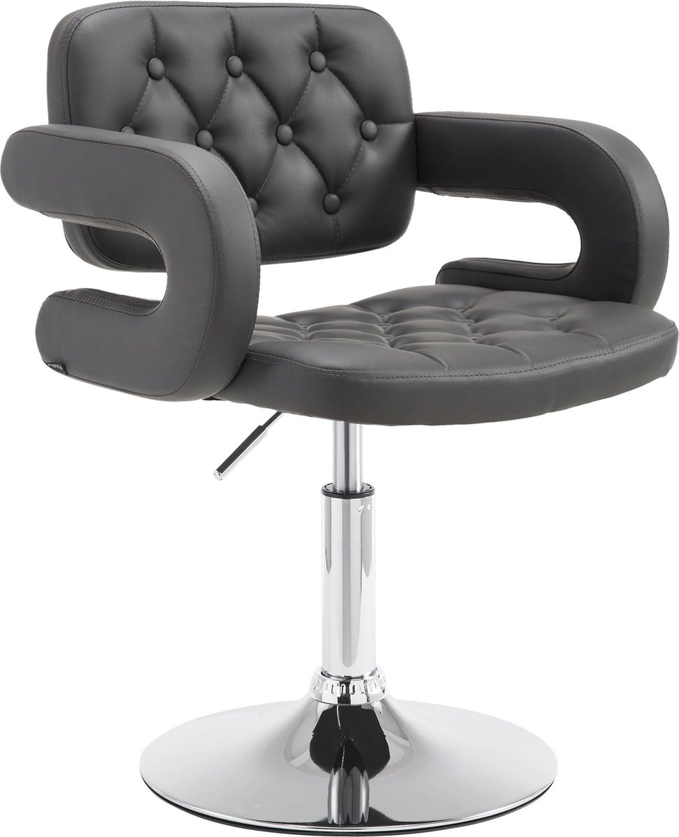 CLP Dublin Lounger - Kunstleer grijs