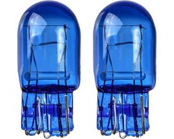 TLVX 2 stuks T20 Xenon Look LED Look Stadslicht Dagrijlicht Lampen - Dagrijverlichting - Auto Verlichting - 6000K Wit - 12V - 21W Dagrijlichten Stadslichten - W21/5W Halogeen Xenon LED look - T20 7443 W21/5W (2 stuks)