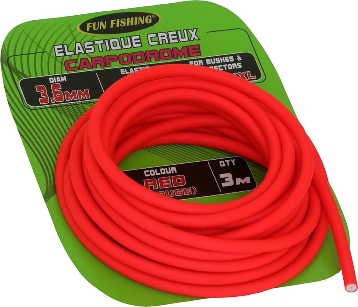 Fun Fishing - Holle elastiek Elastique creux / 5m - Fun Fishing