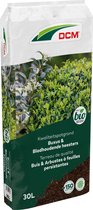 DCM Terreau pour Buxus et arbustes à feuilles persistantes - Terreau pour rempotage - 30 L