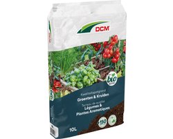 Omslag van DCM POTGR GROENTEN/KRUIDEN 10L