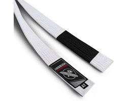Hayabusa Jiu Jitsu Band - wit - maat A2