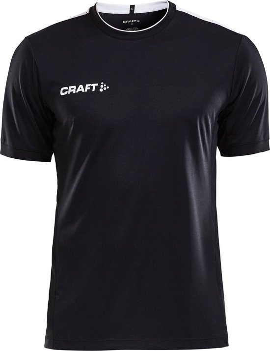 Craft Progress T-Shirt Heren - Zwart / Wit | Maat: XXL